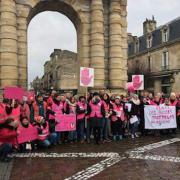 mobilisation des assistantes maternelles - gilets roses