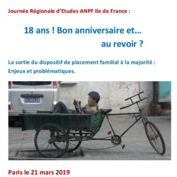 18 ans – Bon anniversaire et au revoir